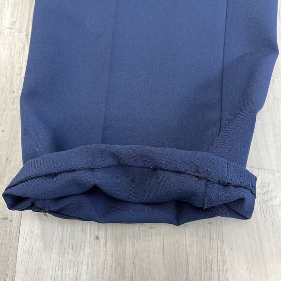 Vintage Monterey Canyon Blue Stretch Top Straight Leg Slacks Pants 16 - Picture 5 of 9